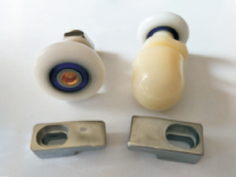 L007 Tek ve Tek Sürgülü Cam Duş Kapı Silindirleri