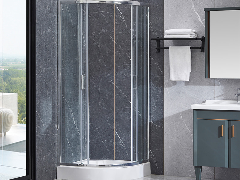 SE Krom Alüminyum Profil Banyo İçin Sürgülü Duş Muhafazası SE Krom Alüminyum Profil Banyo İçin Sürgülü Duş Muhafazası