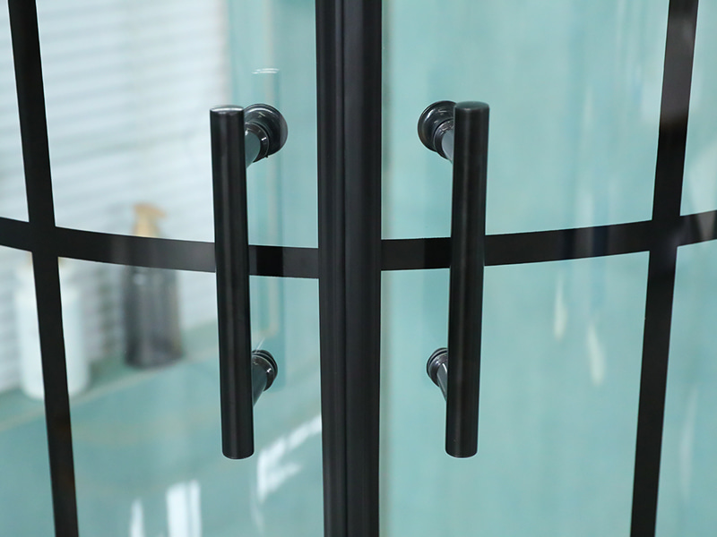 SE Ark Şekli Temperli Cam Banyo Çift Sürgülü Duş Muhafazası SE Ark Şekli Temperli Cam Banyo Çift Sürgülü Duş Muhafazası