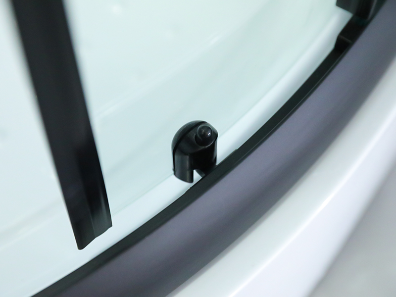 SE Siyah Alüminyum Çerçeve Sürgülü Temperli Cam Duş Kabini SE Siyah Alüminyum Çerçeve Sürgülü Temperli Cam Duş Kabini