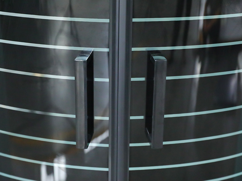 SE Siyah Alüminyum Çerçeve Sürgülü Temperli Cam Duş Kabini SE Siyah Alüminyum Çerçeve Sürgülü Temperli Cam Duş Kabini