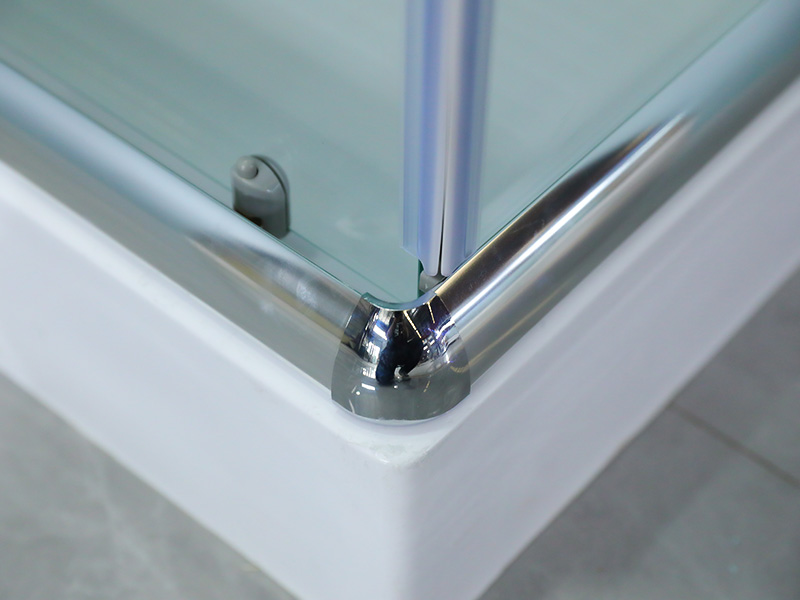 RE Krom Alüminyum Çerçeve Temperli Cam Kare Tepsili Sürgülü Duş Kabini RE Krom Alüminyum Çerçeve Temperli Cam Kare Tepsili Sürgülü Duş Kabini