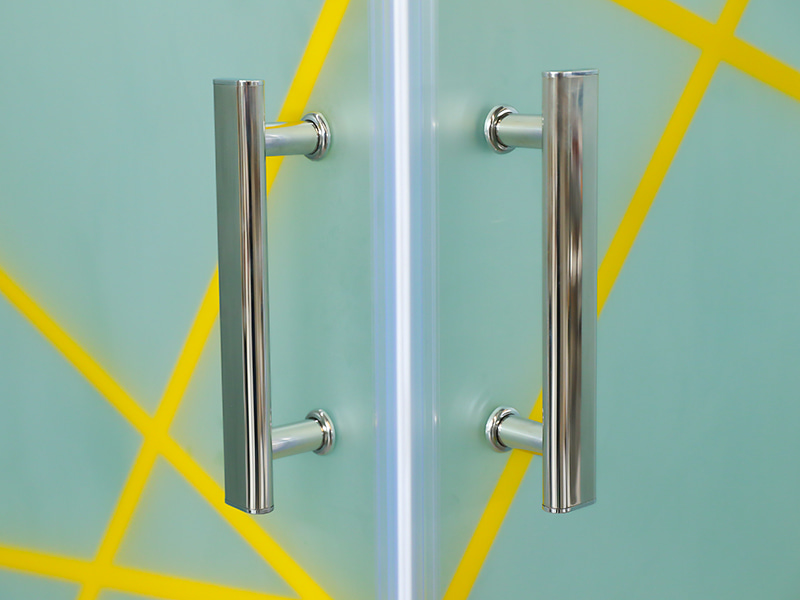 RE Sürgülü Duş Kabini, Baskılı Mat Temperli Cam, Gold Alüminyum Profil, Çift Delikli Kulp, Tepsili RE Sürgülü Duş Kabini, Baskılı Mat Temperli Cam, Gold Alüminyum Profil, Çift Delikli Kulp, Tepsili