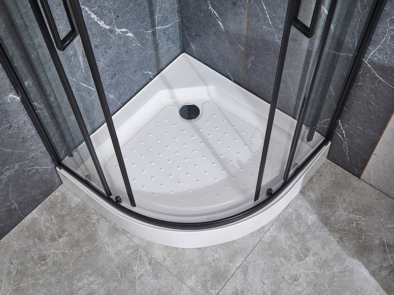 SE Duşakabin Sürgülü Cam Kapı, Siyah Alüminyum Profil SE Duşakabin Sürgülü Cam Kapı, Siyah Alüminyum Profil