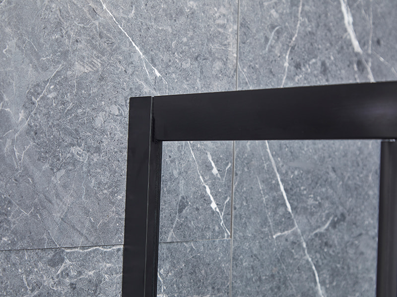 SE Duşakabin Sürgülü Cam Kapı, Siyah Alüminyum Profil SE Duşakabin Sürgülü Cam Kapı, Siyah Alüminyum Profil