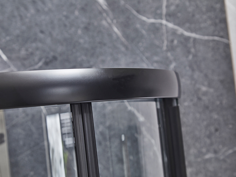 SE Duşakabin Sürgülü Cam Kapı, Siyah Alüminyum Profil SE Duşakabin Sürgülü Cam Kapı, Siyah Alüminyum Profil