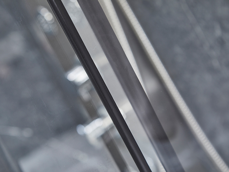 SE Duşakabin Sürgülü Cam Kapı, Siyah Alüminyum Profil SE Duşakabin Sürgülü Cam Kapı, Siyah Alüminyum Profil