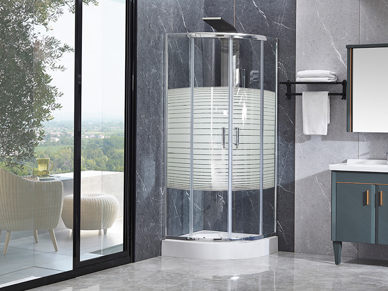 SE Krom Alüminyum Profil Banyo İçin Sürgülü Duş Muhafazası SE Krom Alüminyum Profil Banyo İçin Sürgülü Duş Muhafazası