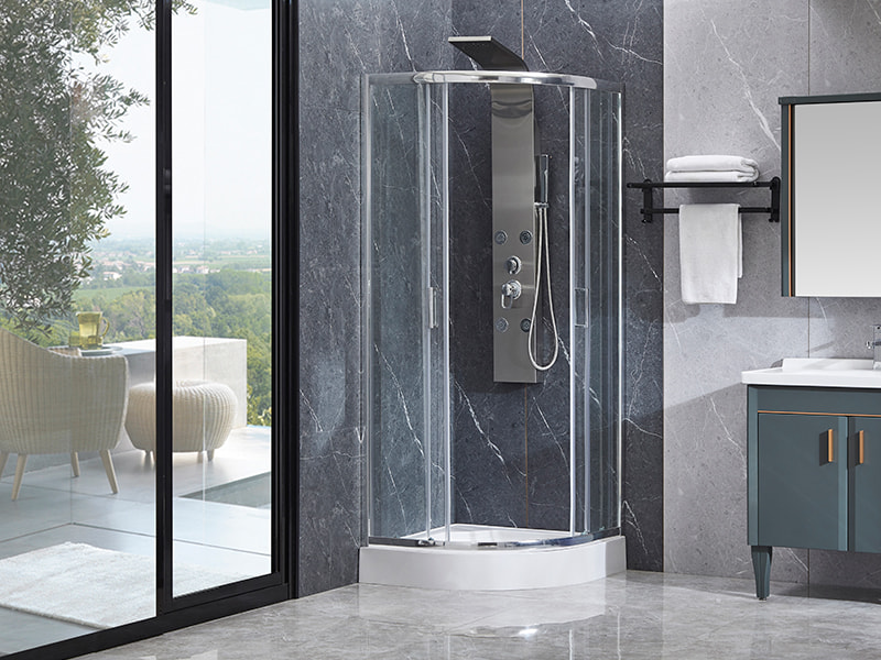 SE Krom Alüminyum Profil Banyo İçin Sürgülü Duş Muhafazası SE Krom Alüminyum Profil Banyo İçin Sürgülü Duş Muhafazası