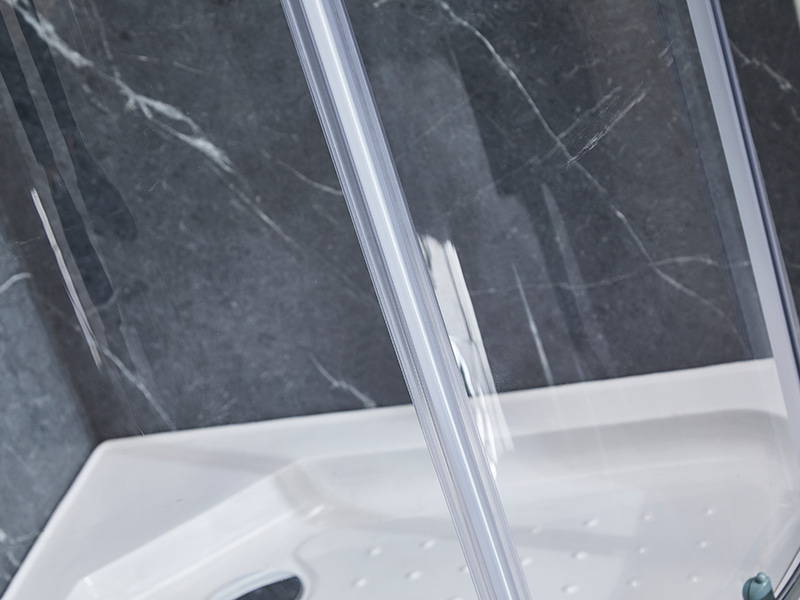 SE Krom Alüminyum Profil Banyo İçin Sürgülü Duş Muhafazası SE Krom Alüminyum Profil Banyo İçin Sürgülü Duş Muhafazası