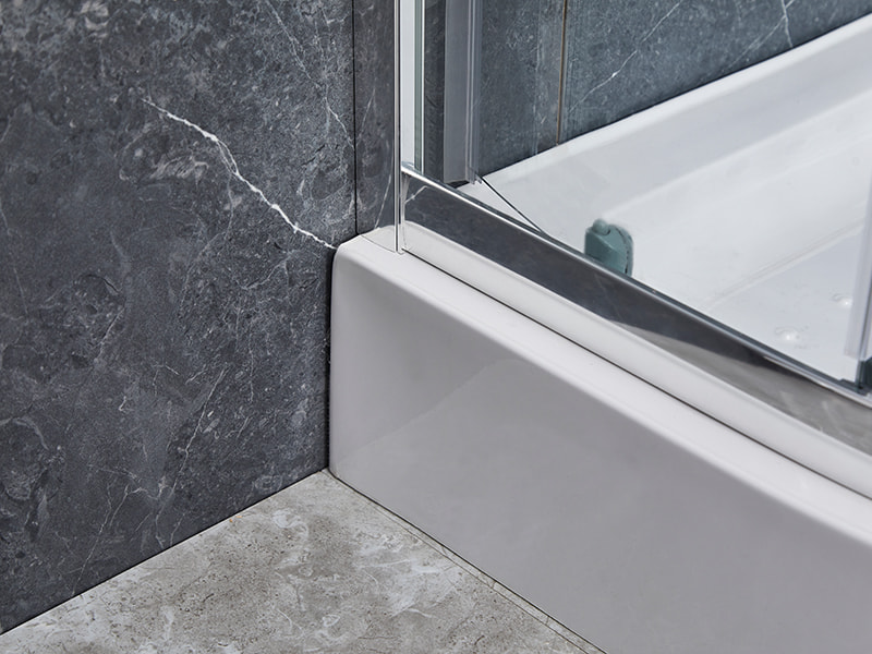 SE Krom Alüminyum Profil Banyo İçin Sürgülü Duş Muhafazası SE Krom Alüminyum Profil Banyo İçin Sürgülü Duş Muhafazası