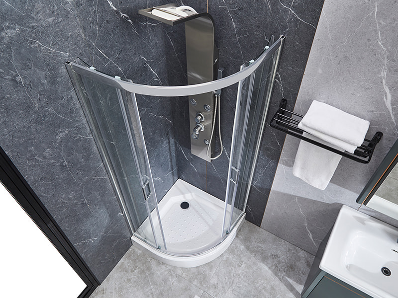 SE Krom Alüminyum Profil Banyo İçin Sürgülü Duş Muhafazası SE Krom Alüminyum Profil Banyo İçin Sürgülü Duş Muhafazası