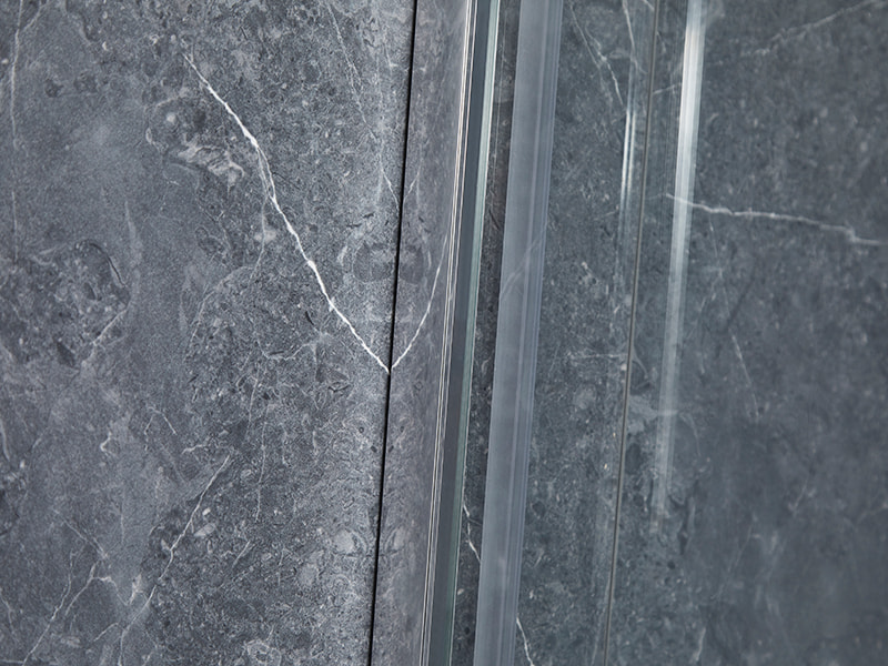 SE Krom Alüminyum Profil Banyo İçin Sürgülü Duş Muhafazası SE Krom Alüminyum Profil Banyo İçin Sürgülü Duş Muhafazası