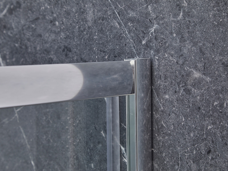 SE Krom Alüminyum Profil Banyo İçin Sürgülü Duş Muhafazası SE Krom Alüminyum Profil Banyo İçin Sürgülü Duş Muhafazası